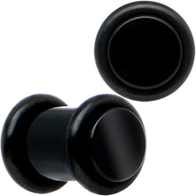 将图片加载到图库查看器，7mm Black Acrylic Plug Set
