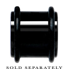将图片加载到图库查看器，13mm Black Acrylic Straight Plug Pair
