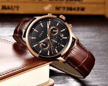 Load image into Gallery viewer, Men's  Waterproof Watch With Chronometers Day View Sport Analog Watches Excellent Look Perfect Gift For Him
