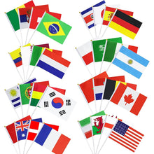 Load image into Gallery viewer, 32-Pieces: World Cup 2022 Participating National Teams Flags
