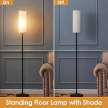 Load image into Gallery viewer, 3200K Warm Yellow Light Modern Standing Lamp with Foot Switch 6W Bulb
