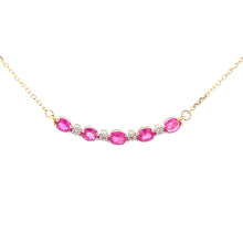 Load image into Gallery viewer, .73ct Ruby Diamond Fashion Pendants 10KT Yellow Gold
