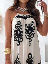 Load image into Gallery viewer, Unique Printed Spaghetti Strap Sleeveless Maxi Dress Elegant Summer Maxi Dress for Women
