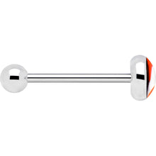 Load image into Gallery viewer, Stainless Steel Puerto Rico Flag Barbell Tongue Ring
