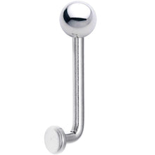 Load image into Gallery viewer, 14G 5mm Steel Ball Vertical Hood Piercing - 3/8 2.5mm Rise
