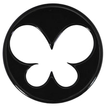 将图片加载到图库查看器，26mm Black Acrylic Hollow Butterfly Saddle Plug
