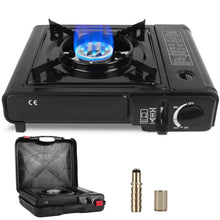 将图片加载到图库查看器，3300W Portable Camping Stove Butane Canister Dual Fuel Burner
