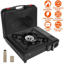 将图片加载到图库查看器，3300W Portable Camping Stove Butane Canister Dual Fuel Burner

