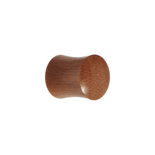将图片加载到图库查看器，00G Organic Solid Sawo Wood Saddle Plug
