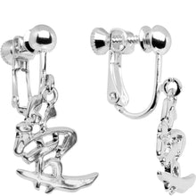将图片加载到图库查看器，Love Chinese Symbol Clip on Earrings
