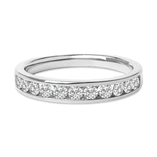 Load image into Gallery viewer, 14K Yellow Gold 1/2 Cttw Round Diamond 11 Stone Channel Set Band
