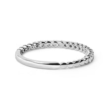 将图片加载到图库查看器，14K White Gold 1/4 Cttw Round Diamond Prong Set Wedding Band
