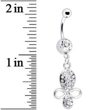 Load image into Gallery viewer, Clear Gem Benevolent Jeweled Belly Ring
