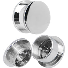 Load image into Gallery viewer, 5/8 Stainless Steel Herb Stash and Grinder Plug Set
