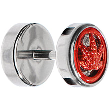 将图片加载到图库查看器，Anodized Titanium Red Pot Leaf Cheater Plug
