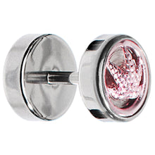 将图片加载到图库查看器，Anodized Titanium Pink Pot Leaf Cheater Plug
