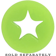 将图片加载到图库查看器，0G Green Star Silicone Flexible Tunnel
