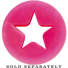 将图片加载到图库查看器，9/16 Pink Star Silicone Flexible Tunnel
