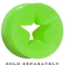 Load image into Gallery viewer, 9/16 Green Star Silicone Flexible Tunnel
