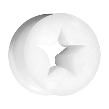 Load image into Gallery viewer, 9/16 White Star Silicone Flexible Tunnel
