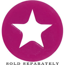 Load image into Gallery viewer, 9/16 Purple Star Silicone Flexible Tunnel
