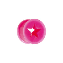 将图片加载到图库查看器，5/8 Pink Star Silicone Flexible Tunnel
