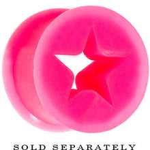 将图片加载到图库查看器，5/8 Pink Star Silicone Flexible Tunnel
