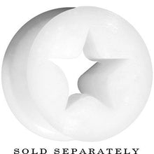 将图片加载到图库查看器，5/8 White Star Silicone Flexible Tunnel
