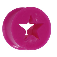 将图片加载到图库查看器，5/8 Purple Star Silicone Flexible Tunnel
