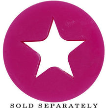 将图片加载到图库查看器，5/8 Purple Star Silicone Flexible Tunnel
