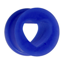 Load image into Gallery viewer, 1/2 Blue Heart Silicone Flexible Tunnel

