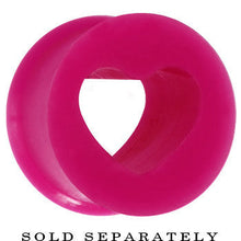 Load image into Gallery viewer, 9/16 Purple Heart Silicone Flexible Tunnel
