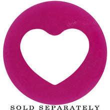 Load image into Gallery viewer, 5/8 Purple Heart Silicone Flexible Tunnel
