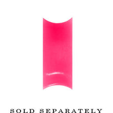 将图片加载到图库查看器，18mm Pink Teardrop Silicone Flexible Tunnel
