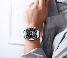 Load image into Gallery viewer, Men's Sports  Waterproof Stainless Steel Watch With Chronometers And Special Date Display Unique Design Perfect Gift
