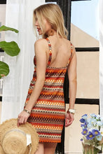 Load image into Gallery viewer, New Summer Contrast Striped V-Neck Mini Dress For Women – Trendy, Bold, Eye-Catching, Boho, Modern Chic &amp; Fashionable

