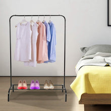 Load image into Gallery viewer, 33Lbs Loading Garment Racks Freestanding with Bottom Shelf
