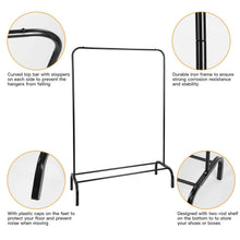 Load image into Gallery viewer, 33Lbs Loading Garment Racks Freestanding with Bottom Shelf
