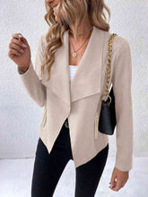 Load image into Gallery viewer, Classic Minimalist Collared Long Sleeve Jacket for Women – Minimalist &amp; Lightweight Everyday Outerwear
