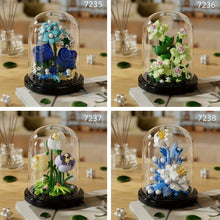 Load image into Gallery viewer, DIY Flower Building Blocks Set - Romantic Proposal Decor, Desktop Ornament &amp; Puzzle Toy, Perfect Birthday Gift Ramadan Mubarak
