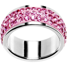 Load image into Gallery viewer, Size 6 - Pink Crystal Ferido Ring
