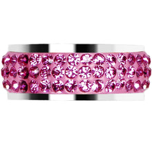 Load image into Gallery viewer, Size 6 - Pink Crystal Ferido Ring

