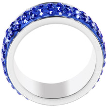 Load image into Gallery viewer, Size 6 - Blue Crystal Ferido Ring
