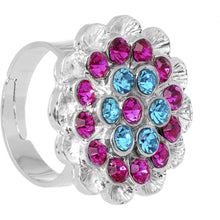 Load image into Gallery viewer, Lovey-Dovey Flower Adjustable Ring
