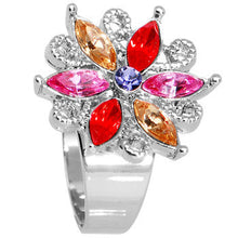 将图片加载到图库查看器，Fanciful Flower Adjustable Ring
