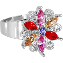 将图片加载到图库查看器，Fanciful Flower Adjustable Ring
