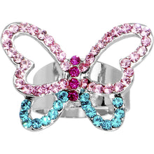 将图片加载到图库查看器，Fanciful Butterfly Adjustable Ring
