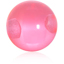 将图片加载到图库查看器，4mm Pink Acrylic Captive Bead Ring Replacement Ball
