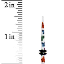 将图片加载到图库查看器，8G Multi Color Butterfly Acrylic Ear Taper
