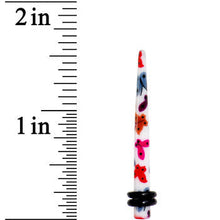 将图片加载到图库查看器，6G Multi Color Butterfly Acrylic Ear Taper
